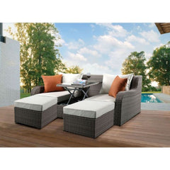 ACME Salena Patio Sofa & Ottoman