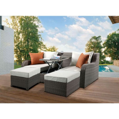 ACME Salena Patio Sofa & Ottoman